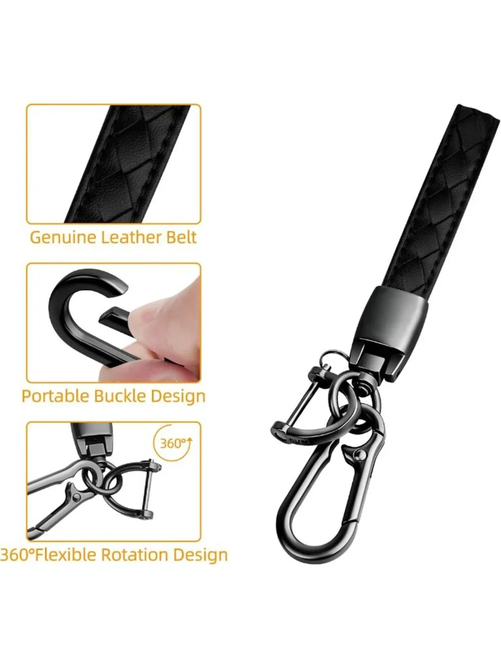 Soft Key Fob Cover with Keychain - Full Protection for 2021-2026 Jeep Models
